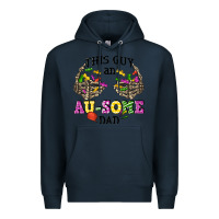 Navy this guy an au some dad Premium Hoodie - CowGirlArtShop