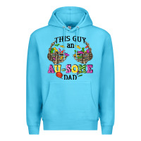 Ocean Blue this guy an au some dad Premium Hoodie - CowGirlArtShop