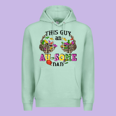This Guy An Au Some Dad Premium Hoodie Designed By Cowgirlartshop