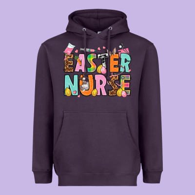 Easter Nurse Easter Day Heavyweight Hoodie Designed By Howdyjamesfarm