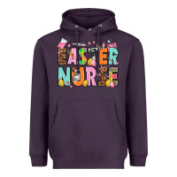 Plum Easter nurse Easter Day Heavyweight Hoodie - HowdyJamesFarm