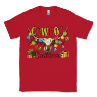 Red cowboy christmas Classic Tee - MaliasSmallBusiness