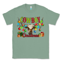 Sage cowboy christmas Classic Tee - MaliasSmallBusiness