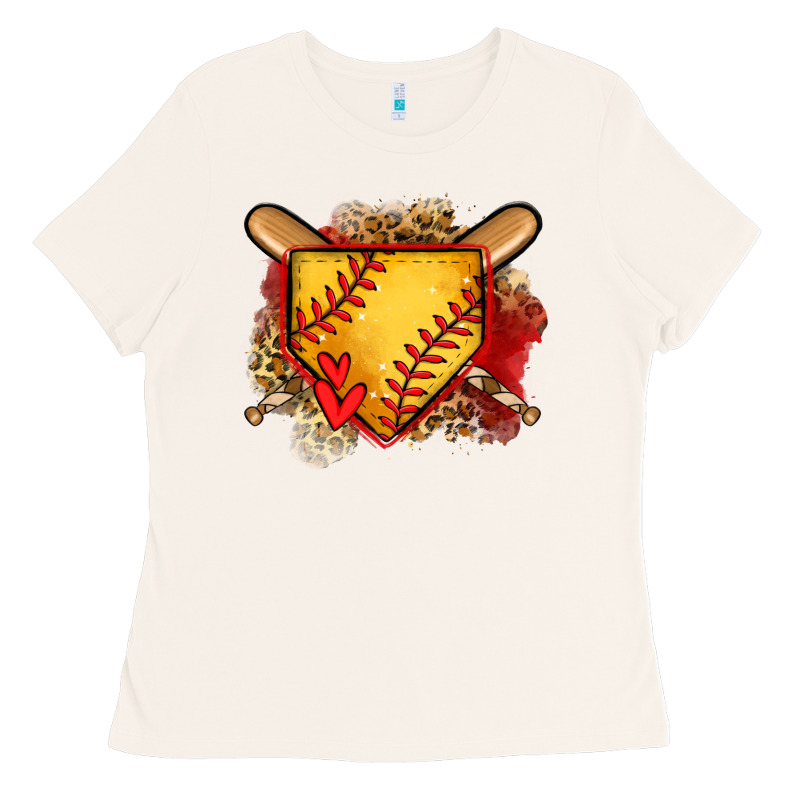 Softball Home Plate Ladies Tee by Jasminsmagicworld | Teevron