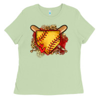 Matcha softball home plate Ladies Tee - Jasminsmagicworld