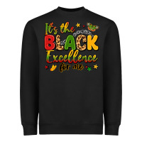 Black it's the black excellence for me Heavyweight Sweatshirt - LillyAllenDesigns