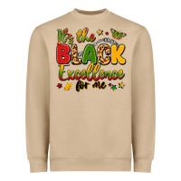 Mushroom it's the black excellence for me Heavyweight Sweatshirt - LillyAllenDesigns