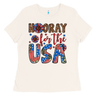 Bone hooray for the usa Ladies Tee - Artiststas