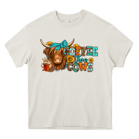 Cream coffee then cows longhaired cow Heavy Core Tee - Jasminsmagicworld