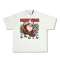 Pistachio merry vibes ho ho ho Urban Heavy Tee - MaliasSmallBusiness
