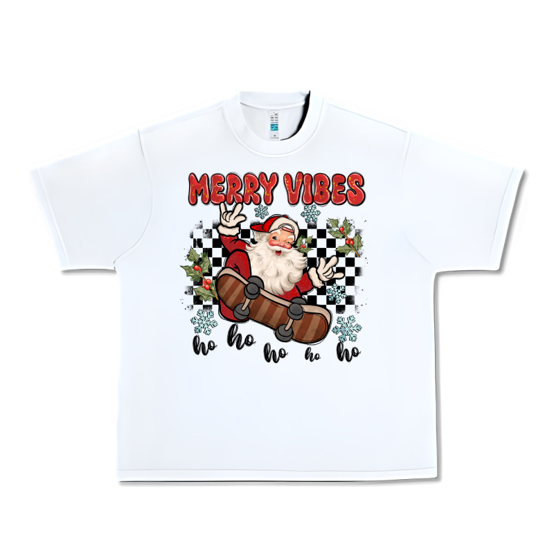 Merry Vibes Ho Ho Ho Urban Heavy Tee by MaliasSmallBusiness | Teevron