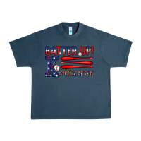 Midnight Navy patriotic baseball kindergarten theme Urban Heavy Tee - JahusDesignShop