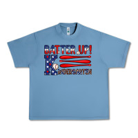 Pebble Blue patriotic baseball kindergarten theme Urban Heavy Tee - JahusDesignShop