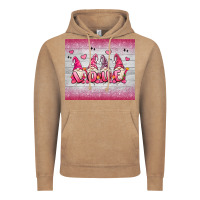 Vintage Coffee valentine's day gnomes Vintage Hoodie - MaliasSmallBusiness