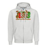 Dove Grey jesus is the reason for the season Zipper Hoodie - texasbilliewilder
