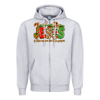 Heather Grey jesus is the reason for the season Zipper Hoodie - texasbilliewilder