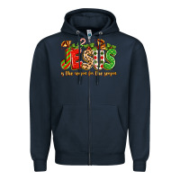 Navy jesus is the reason for the season Zipper Hoodie - texasbilliewilder