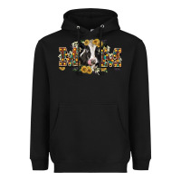 Black Mom with cow Heavyweight Hoodie - CowGirlArtShop