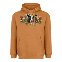 Meerkat Mom with cow Heavyweight Hoodie - CowGirlArtShop