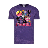 Cloud Purple retro gymnastics Vintage Tee - MaliasSmallBusiness