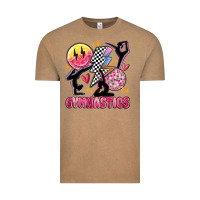 Vintage Coffee retro gymnastics Vintage Tee - MaliasSmallBusiness