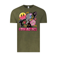 Vintage Olive retro gymnastics Vintage Tee - MaliasSmallBusiness
