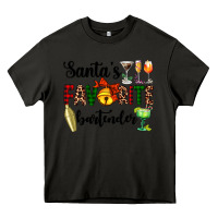Asphalt santa's favorite bartender Heavy Core Tee - AdoDesignShop