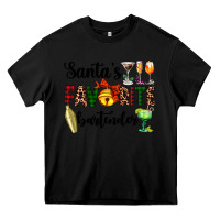 Black santa's favorite bartender Heavy Core Tee - AdoDesignShop