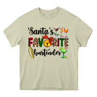 Mossy santa's favorite bartender Heavy Core Tee - AdoDesignShop