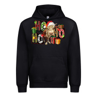 Black ho ho ho heifer Urban Hoodie - FaDigitalArtStudio