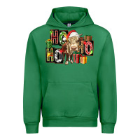Emerald ho ho ho heifer Urban Hoodie - FaDigitalArtStudio