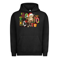 Pigment Black ho ho ho heifer Urban Hoodie - FaDigitalArtStudio