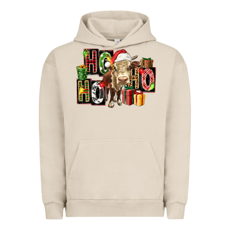 Ho Ho Ho Heifer Urban Hoodie by FaDigitalArtStudio | Teevron