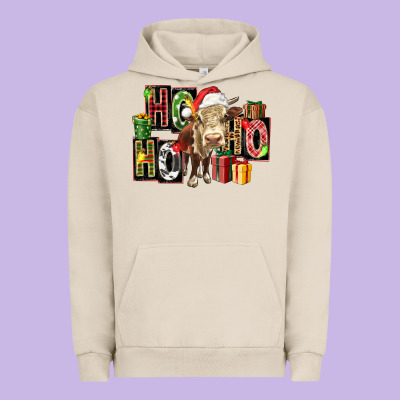 Ho Ho Ho Heifer Urban Hoodie Designed By Fadigitalartstudio