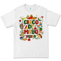 White cinco de mayo squad Premium Tee - JahusDesignShop
