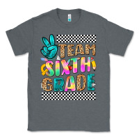 Charcoal Heather team sixth grade Classic Tee - NancyCooperArtShop