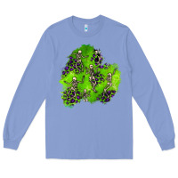 Colony Blue halloween patch 3 Long Sleeve Tee - BundleAndBundleShop