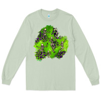 Matcha halloween patch 3 Long Sleeve Tee - BundleAndBundleShop