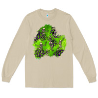 Mushroom halloween patch 3 Long Sleeve Tee - BundleAndBundleShop