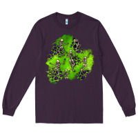 Plum halloween patch 3 Long Sleeve Tee - BundleAndBundleShop