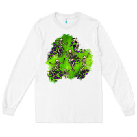 White halloween patch 3 Long Sleeve Tee - BundleAndBundleShop