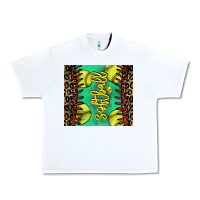 White softball leopard Urban Heavy Tee - NancyCooperArtShop