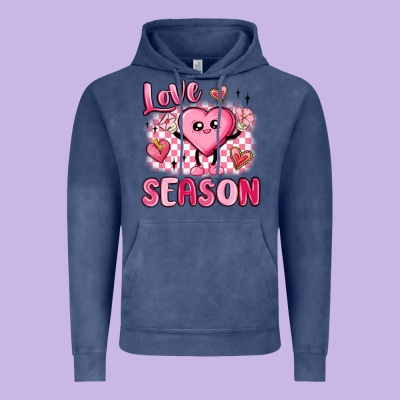 Love Season Vintage Hoodie Designed By Maliassmallbusiness
