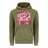 Vintage Olive love season Vintage Hoodie - MaliasSmallBusiness