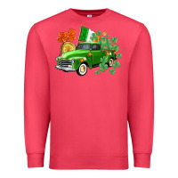 Cardinal Western St. Patrick's Day truck Premium Sweatshirt - CowGirlArtShop