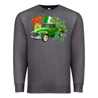 Western St. Patrick's Day Truck Premium Sweatshirt | Teevron