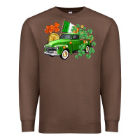 Chestnut Western St. Patrick's Day truck Premium Sweatshirt - CowGirlArtShop