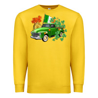 Lemon Western St. Patrick's Day truck Premium Sweatshirt - CowGirlArtShop