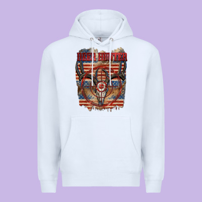 Deer Hunter Premium Hoodie Designed By Cowgirlartshop