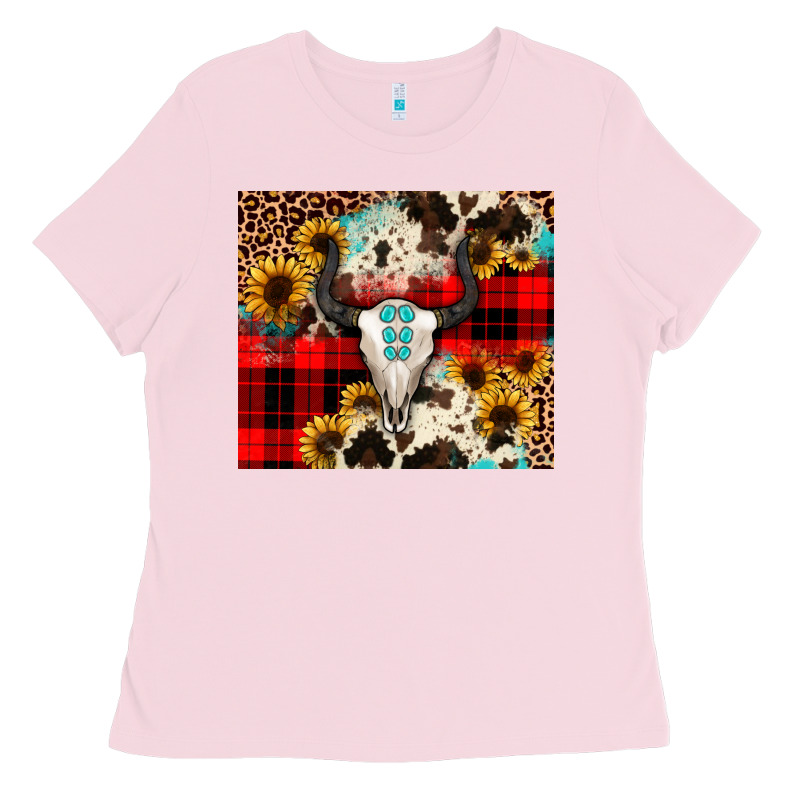 Bullskull Sunflower Ladies Tee by JahusDesignShop | Teevron